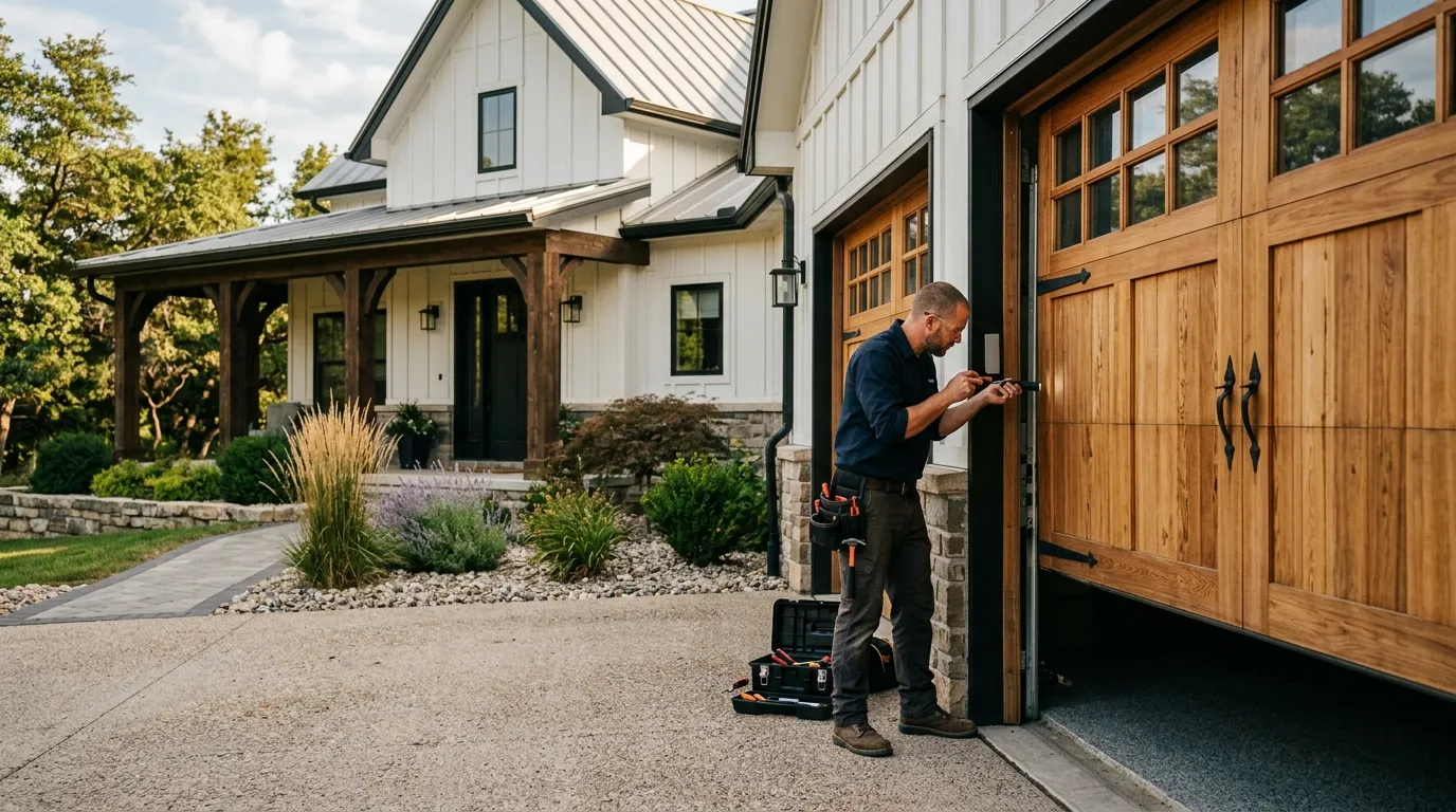 Garage door work by Mesquite Garage Door Pros in Mesquite, NV