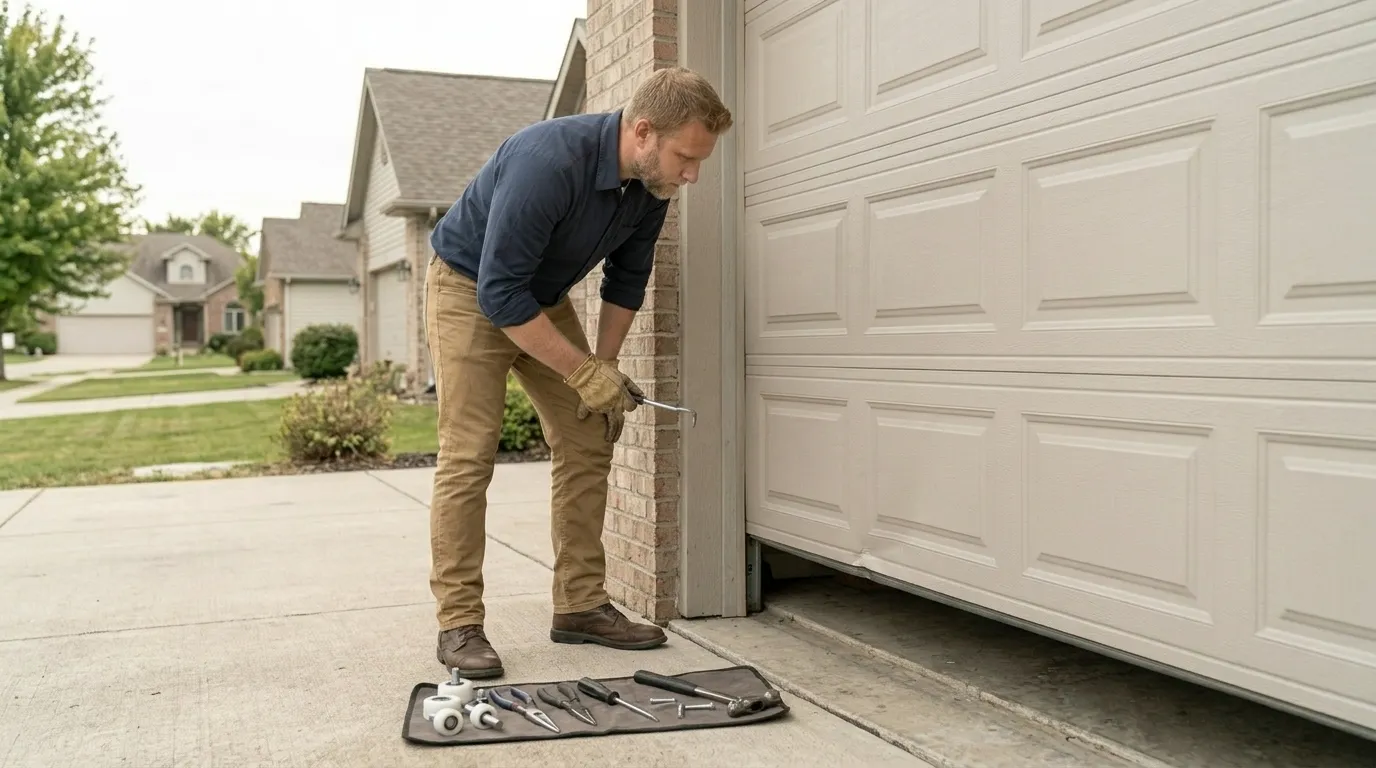 Garage door service in Mesquite, NV