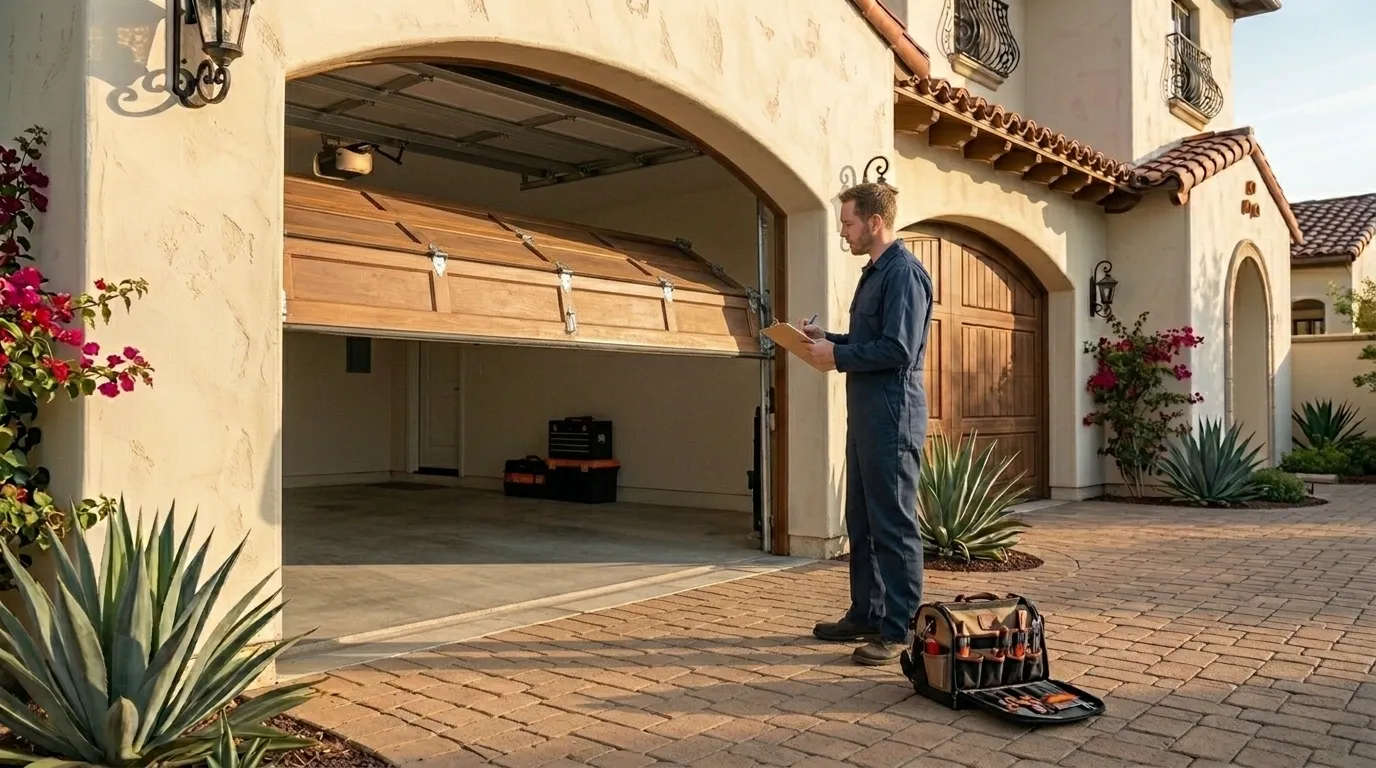 Garage door service in Mesquite, NV