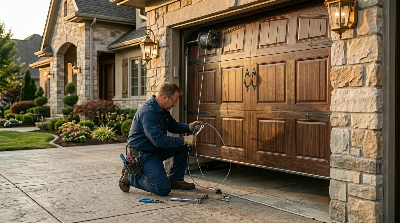 Garage door service in Mesquite, NV