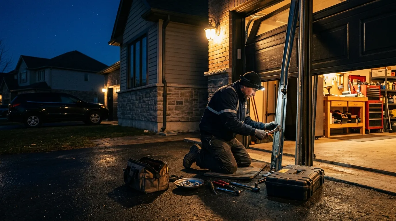 Same-day garage door service by Mesquite Garage Door Pros in Mesquite, NV